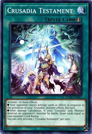 Crusadia Testament DANE-EN061 YuGiOh Dark Neostorm