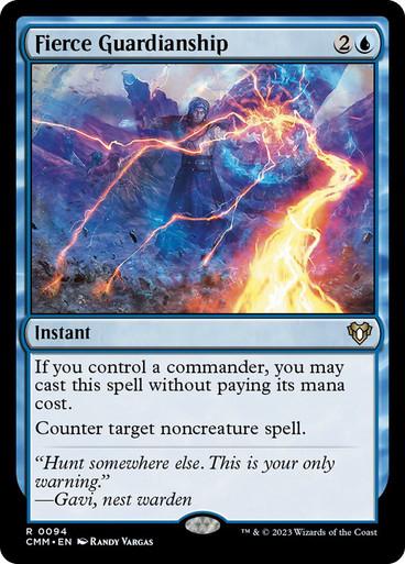 Fierce Guardianship #94 Magic Commander Masters