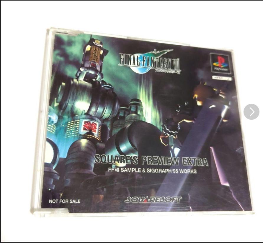 Final Fantasy VII: Squares Preview Extra JP Playstation