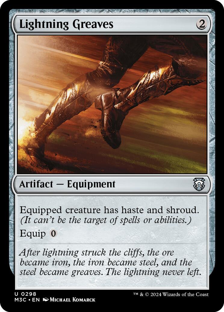 Lightning Greaves #298 Magic Modern Horizons 3 Commander