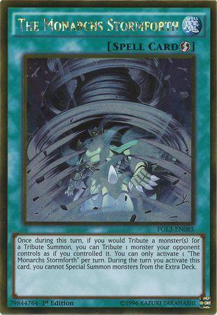 The Monarchs Stormforth PGL3-EN085 YuGiOh Premium Gold: Infinite Gold