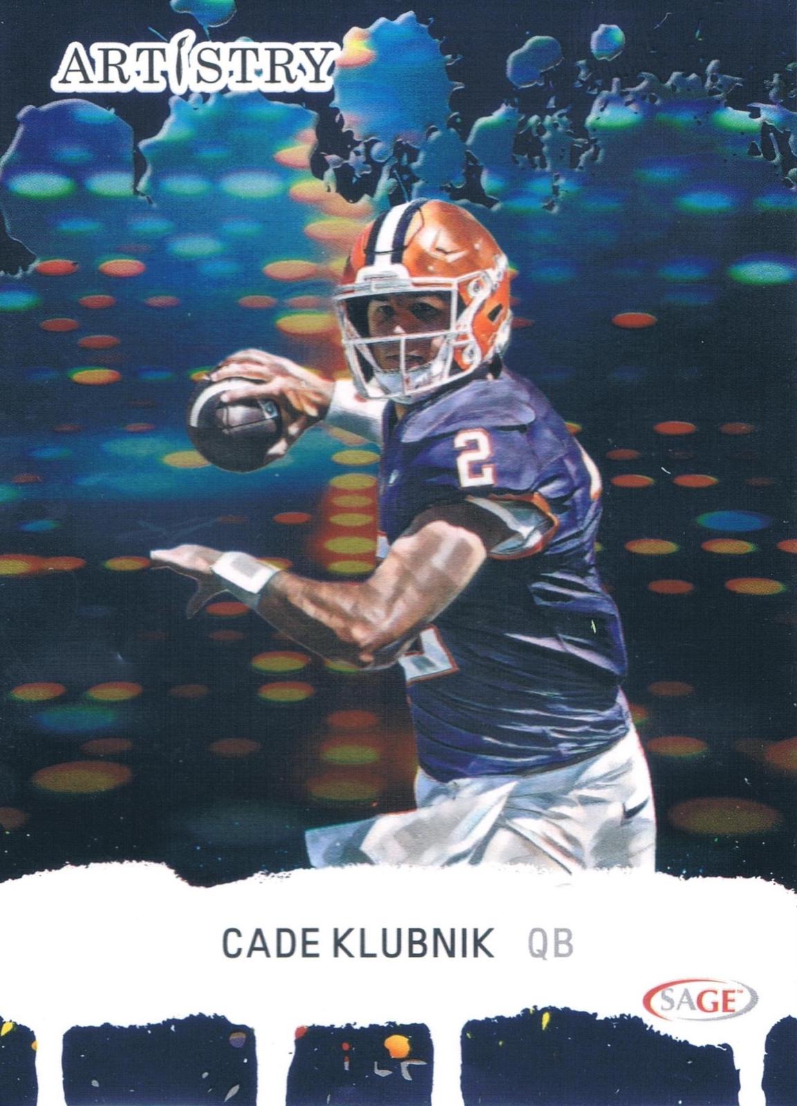 Cade Klubnik #18 2025 Sage Artistry Football