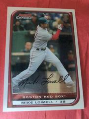 Mike Lowell [Refractor] #117 Baseball Cards 2008 Bowman Chrome Prices