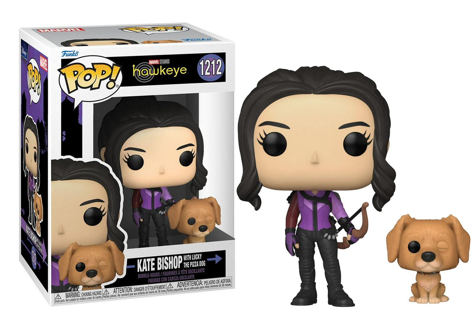 Kate Bishop with Lucky the Pizza Dog #1212 Funko POP Television
