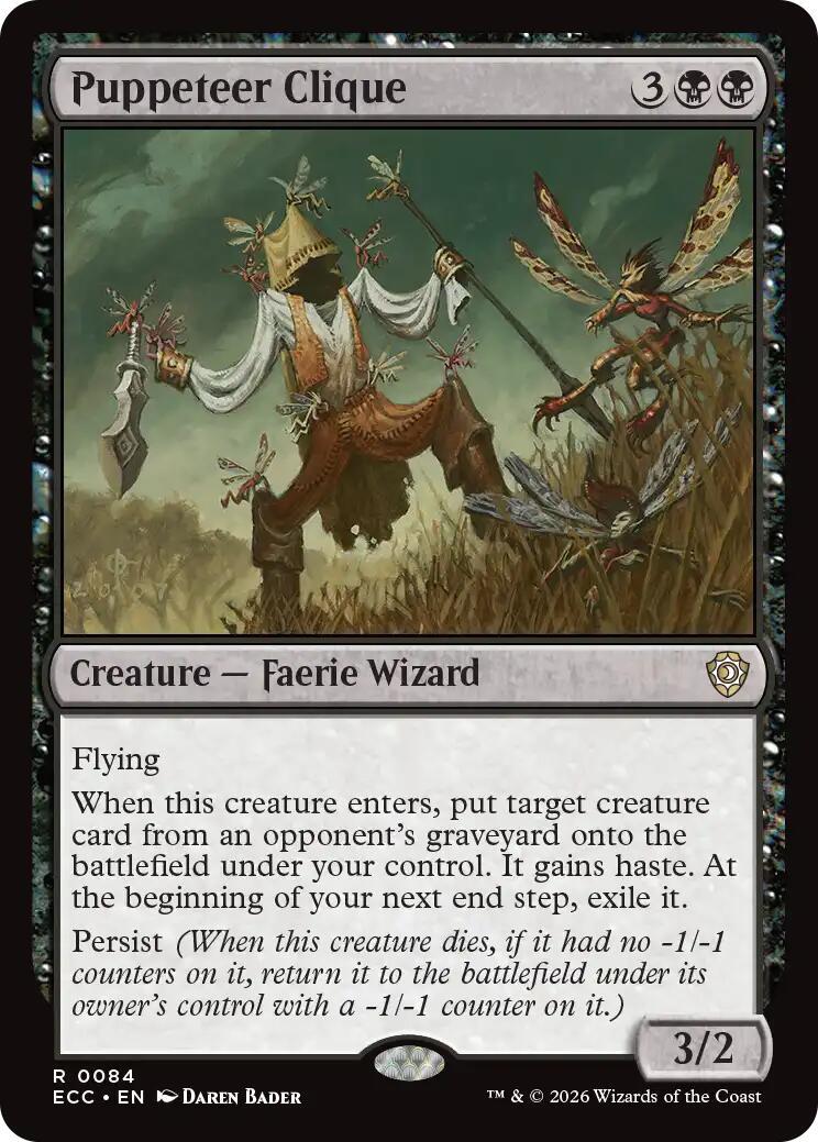Puppeteer Clique (Magic Lorwyn Eclipsed Commander)