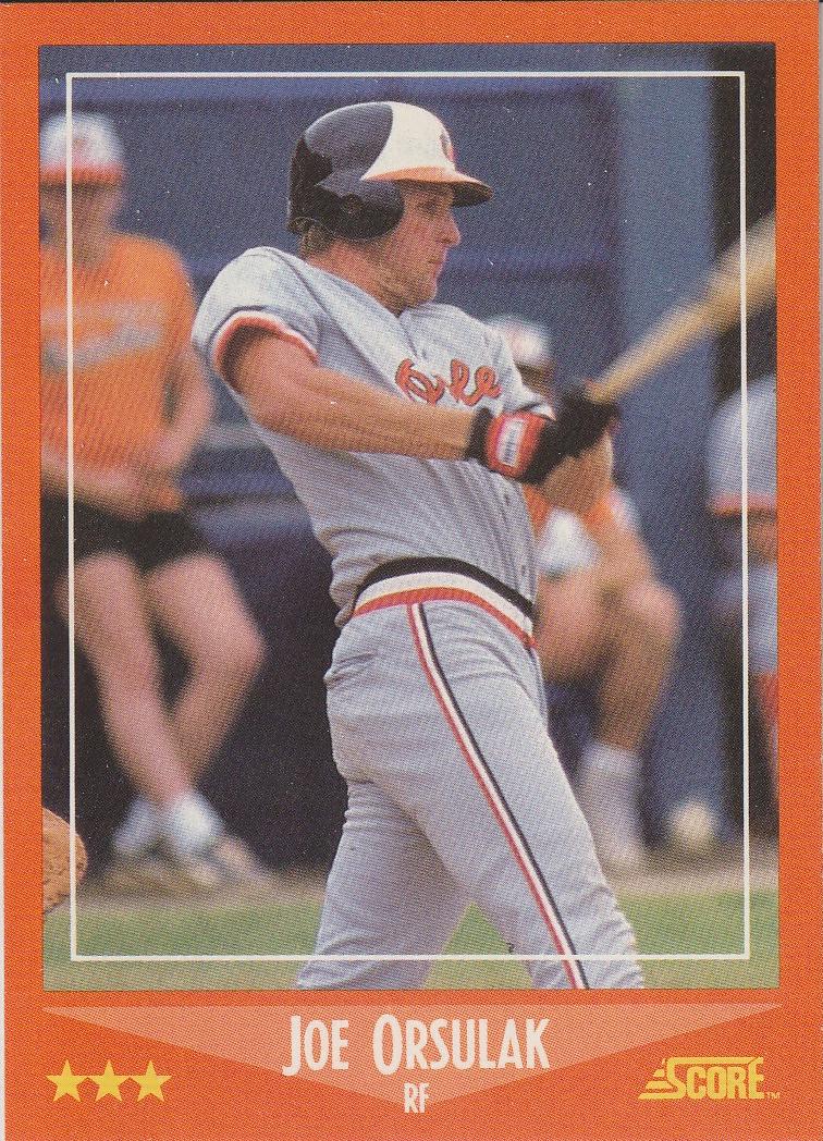 Joe Orsulak #41T 1988 Score Traded Baseball