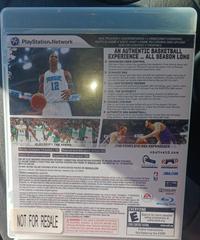 Not For Tesale Sticker On Case Covering UPC | NBA Live 10 Playstation 3