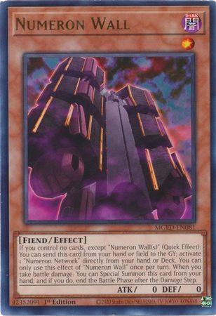 Numeron Wall MGED-EN081 YuGiOh Maximum Gold: El Dorado