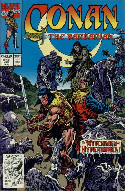 Conan the Barbarian #252 (1992) Comic Books Conan the Barbarian