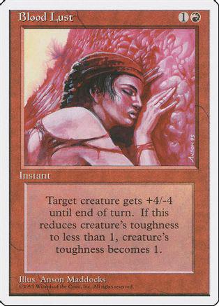 Blood Lust Magic 4th Edition