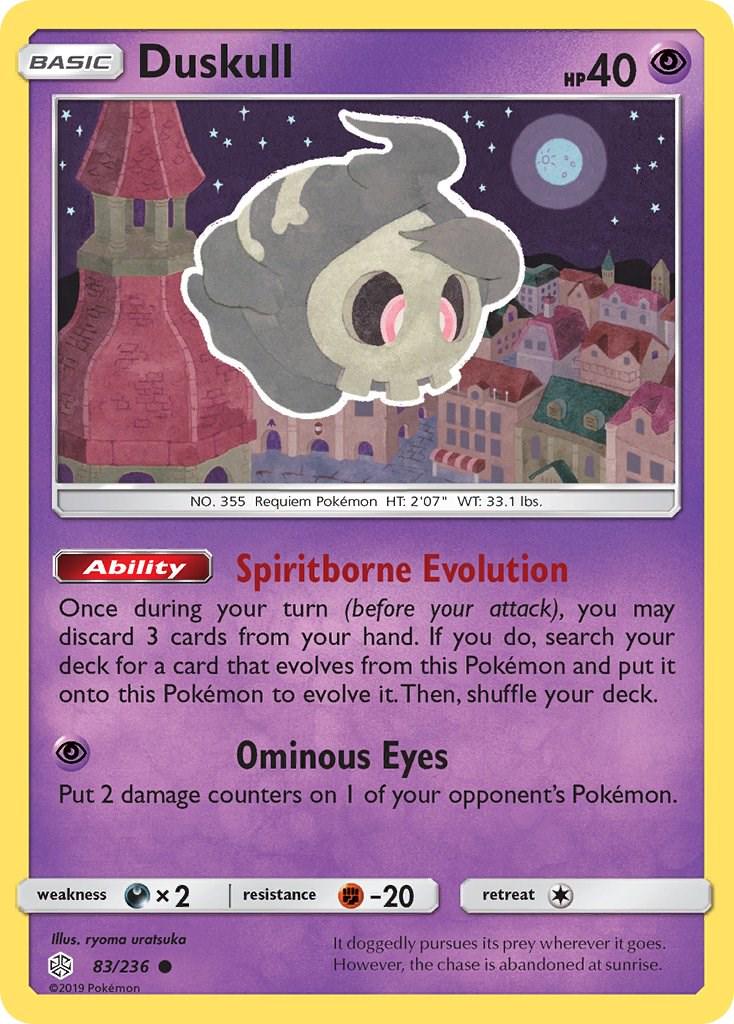 Duskull #83 Pokemon Cosmic Eclipse