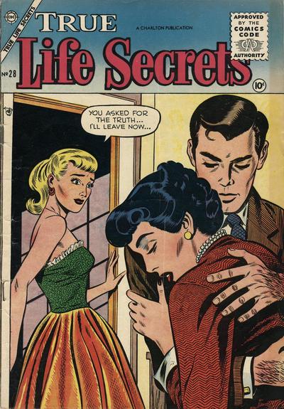 True Life Secrets #28 (1955) Comic Books True Life Secrets