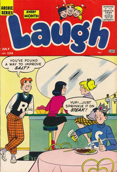 Laugh Comics #124 (1961) Comic Books Laugh Comics