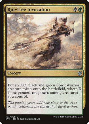 Kin-Tree Invocation (Magic Khans of Tarkir)