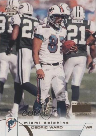 Dedric Ward #242 2002 Pacific Football