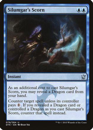 Silumgar's Scorn Magic Dragons of Tarkir