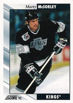 Marty McSorley #26 Hockey Cards 1992 Score