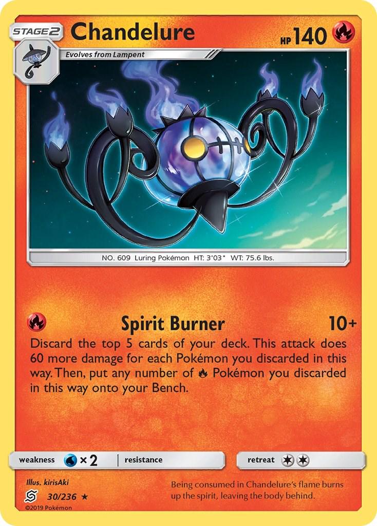 Chandelure #30 Pokemon Unified Minds