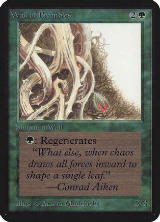 Wall of Brambles Magic Alpha