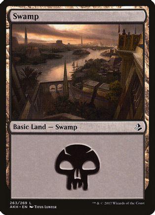 Swamp #262 Magic Amonkhet