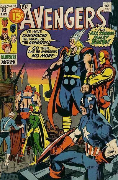 Avengers #92 (1971) Comic Books Avengers