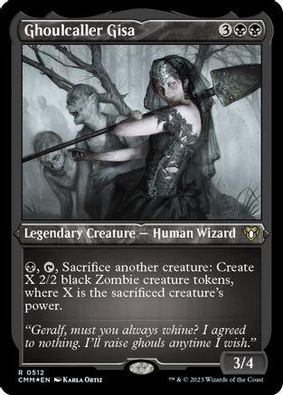 Ghoulcaller Gisa #512 Magic Commander Masters