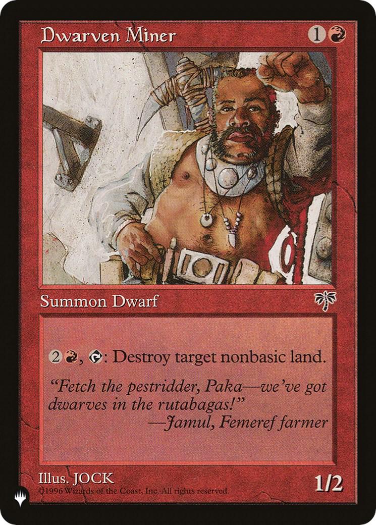 Dwarven Miner (Magic The List Reprints)