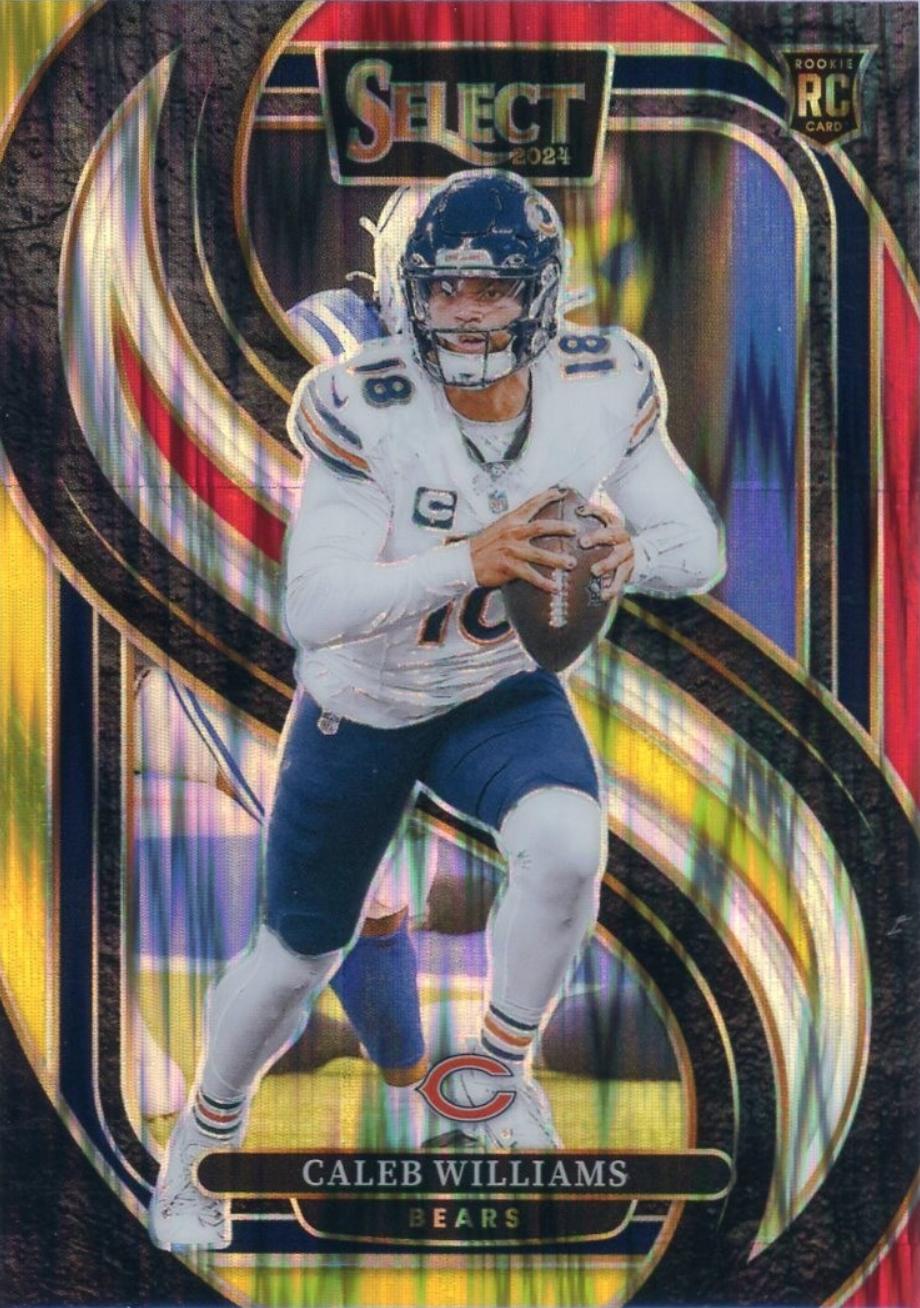 Caleb Williams [Red Yellow Prizm Shock] #114 Prices | 2024 Panini