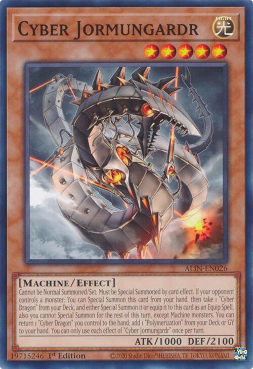 Cyber Jormungardr ALIN-EN026 YuGiOh Alliance Insight