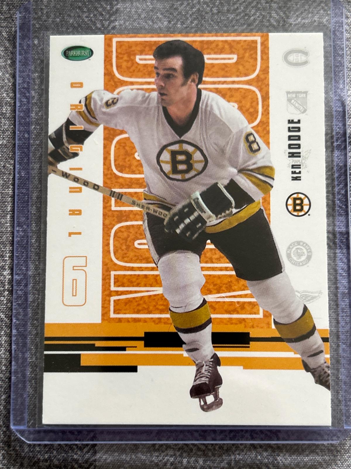 Ken Hodge #50 2003 Parkhurst Original Six Boston Hockey