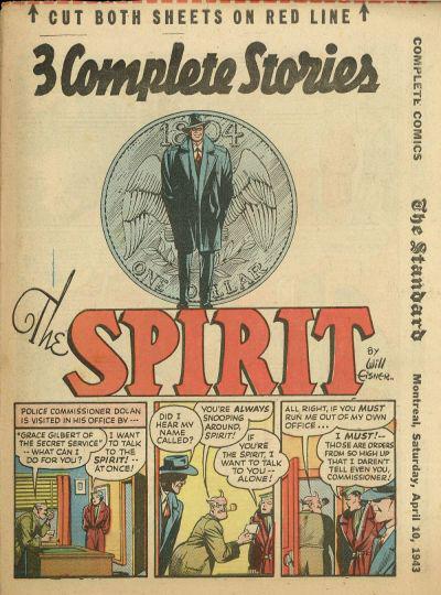 Spirit #4/11/1943 (1943) Comic Books Spirit