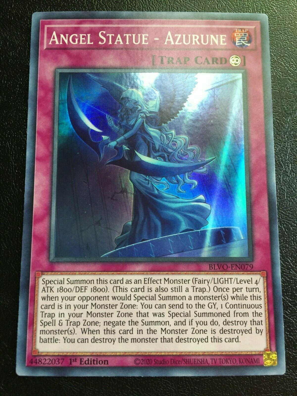 Angel Statue - Azurune BLVO-EN079 YuGiOh Blazing Vortex