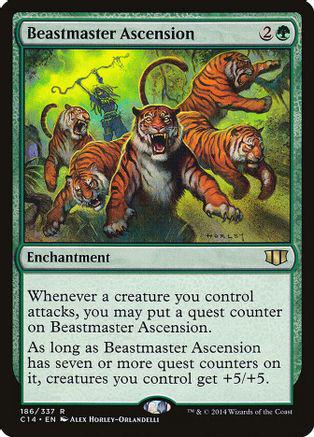 Beastmaster Ascension #186 Magic Commander 2014