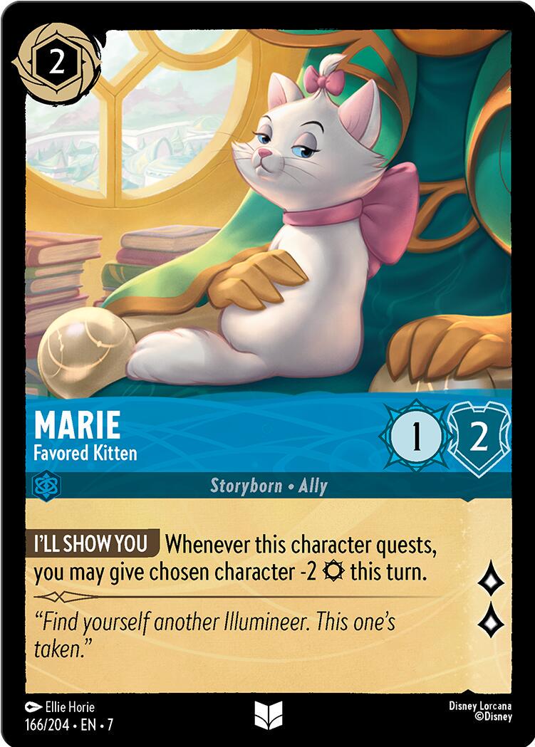 Marie - Favored Kitten #166 Lorcana Archazia's Island