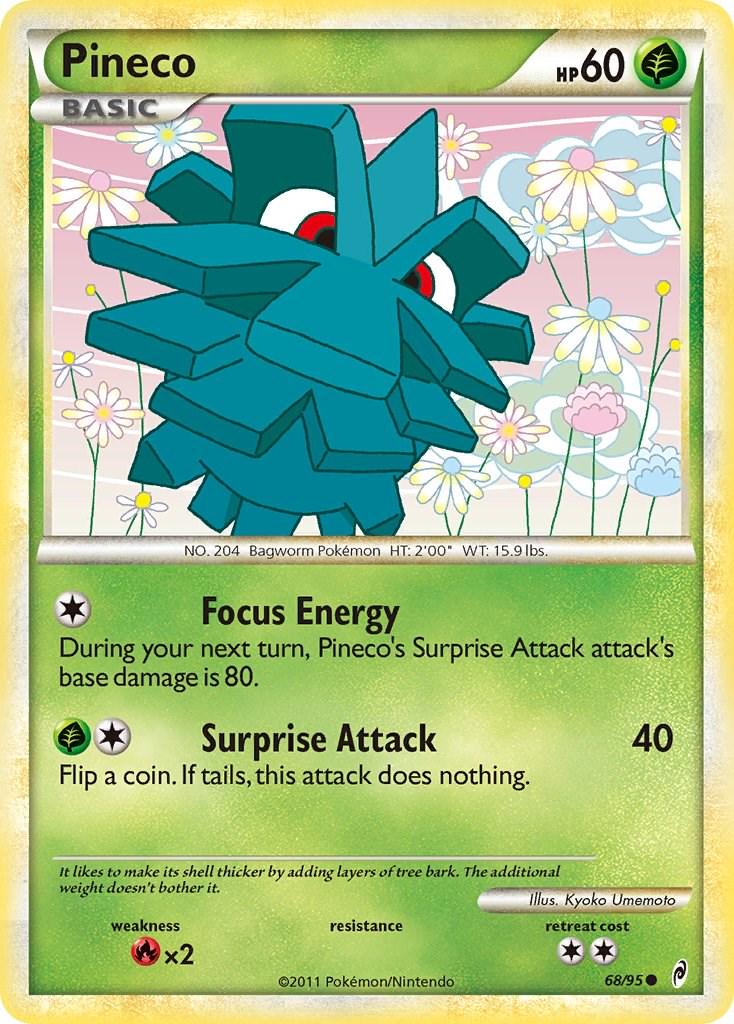 Pineco #68 Pokemon Call of Legends