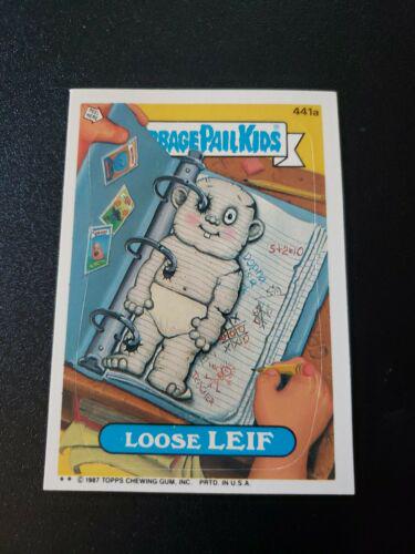Loose LEIF #441a 1987 Garbage Pail Kids