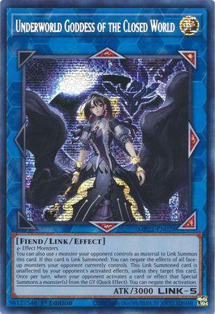 Underworld Goddess of the Closed World MP22-EN028 YuGiOh 2022 Tin of the Pharaoh's Gods Mega Pack