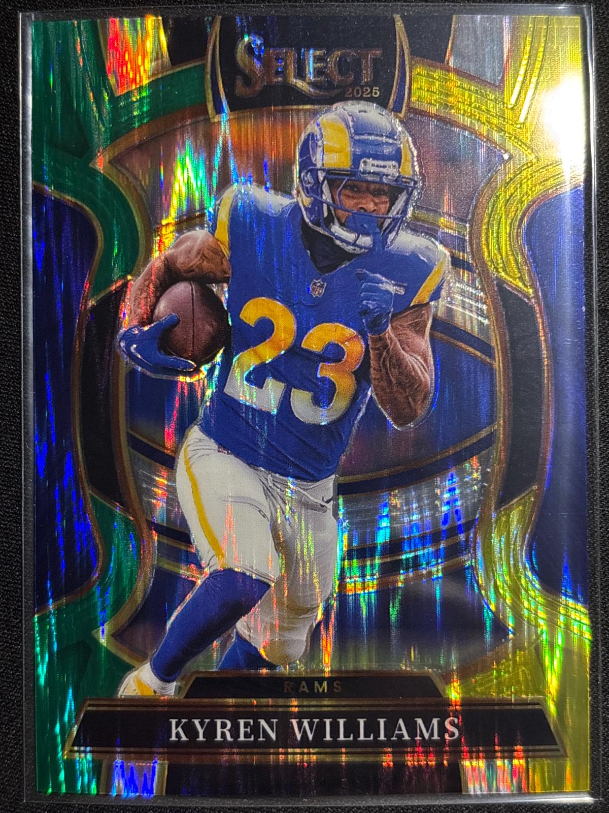 Kyren Williams [Green Yellow Prizm Shock] #19 Prices | 2025 Panini