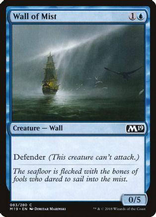 Wall of Mist Magic Core Set 2019