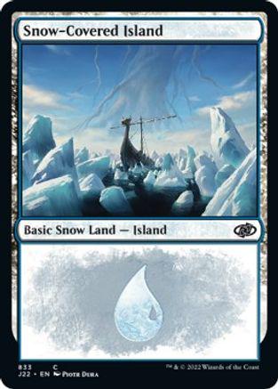 Snow-Covered Island #833 Magic Jumpstart 2022