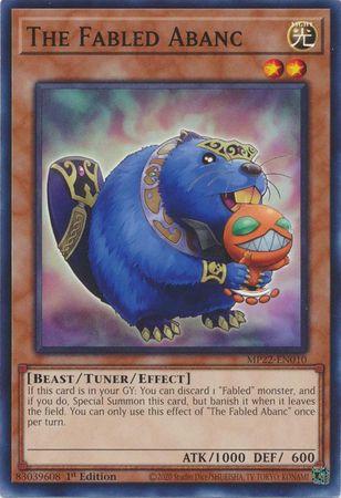 The Fabled Abanc MP22-EN010 YuGiOh 2022 Tin of the Pharaoh's Gods Mega Pack