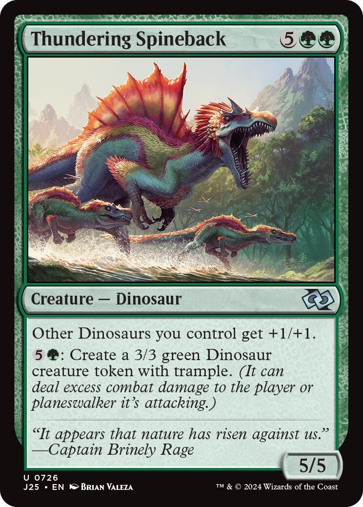 Thundering Spineback (Magic Foundations Jumpstart)