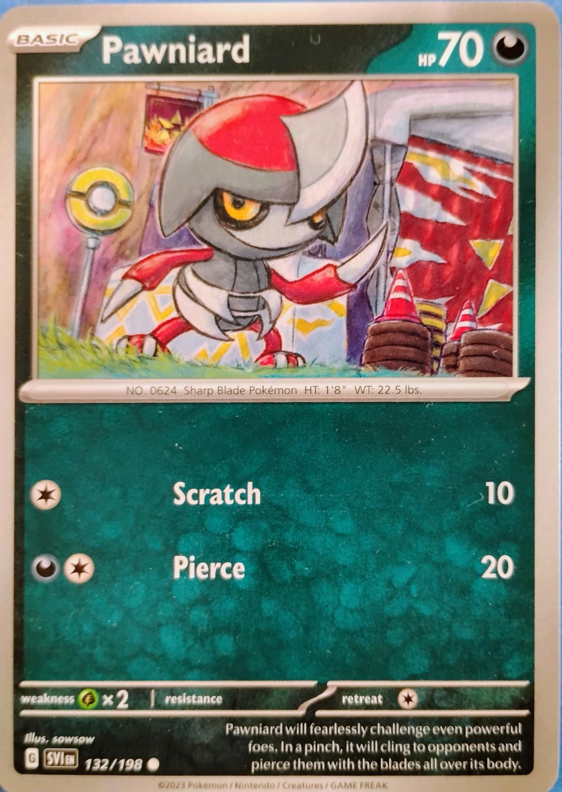 Pawniard #132 Pokemon Scarlet & Violet