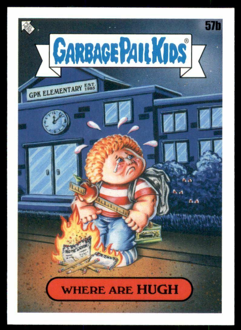 Where Are HUGH #57b Garbage Pail Kids Late To School