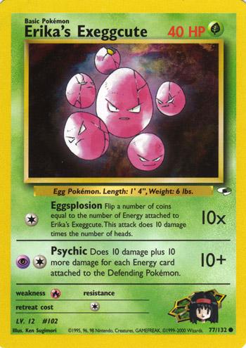Erika's Exeggcute #77 Pokemon Gym Heroes