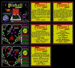 Map | Advanced Pinball Simulator ZX Spectrum