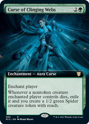 Curse of Clinging Webs #63 Magic Midnight Hunt Commander