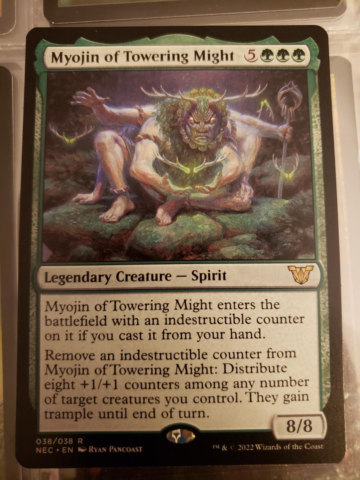 Myojin Of Towering Might #38 Magic Kamigawa: Neon Dynasty Commander
