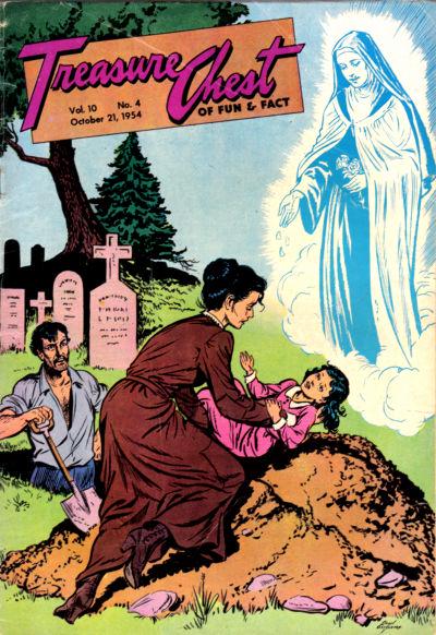 Treasure Chest of Fun and Fact #4 170 (1954) Comic Books Treasure Chest of Fun and Fact