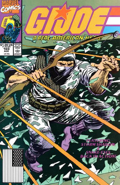 G.I. Joe, A Real American Hero #103 (1990) Comic Books G.I. Joe: A Real American Hero